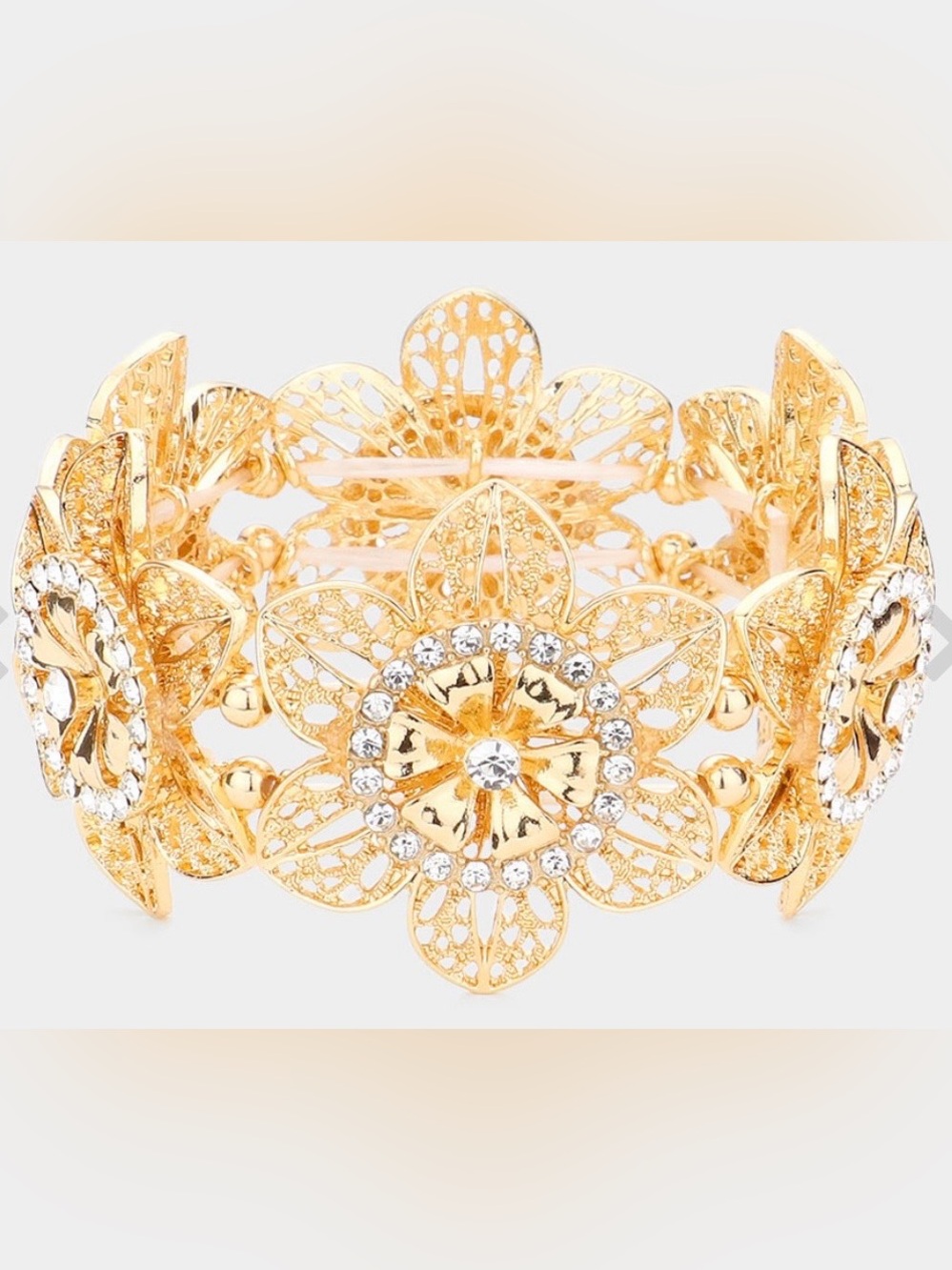 FLOWER POINTED BRACELET